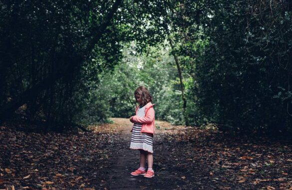 child in oxleas woods