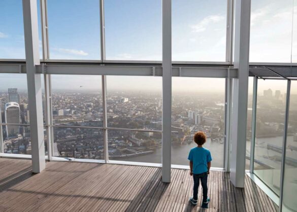 visiting the shard with kids